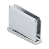 CRL Prima PPH0151CH polished chrome 5 preset brass shower door hinge for 8-10mm glass