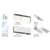 CRL Satin Anodized European Patch Kit for Frameless Doors - No Lock