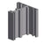 Fallbrook XL 236" Satin Anodized Intermediate Vertical Base