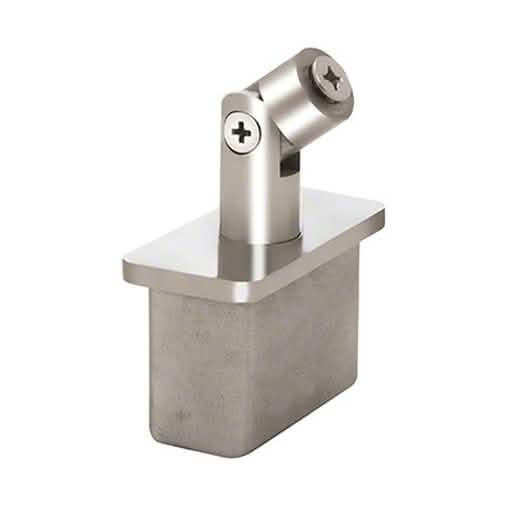 CRL 316 Polished Stainless Steel Adjustable Post Cap for 1x2 Saddles - Sleek Design