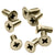 CRL 6 x 15mm Brushed Bronze Flat Head Phillips Cover Plate Screws