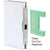 CRL 6x10 Satin Anodized Center Lock Glass Keeper - Door Hardware