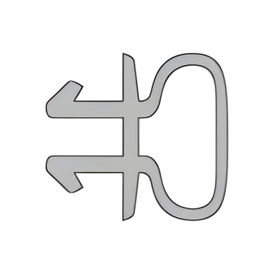 CRL-U.S. Aluminum EPDM Door Seal Gasket 500 ft Roll - Weatherstrip