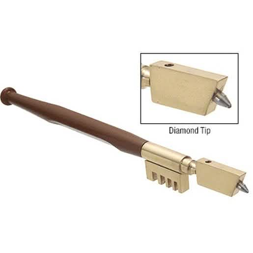 "CRL Diamond Tip Glass Cutter: Precision glass cutting with ergonomic grip and durable des