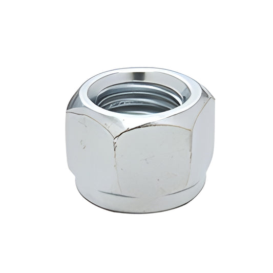 Zinc 5/8" hex nyloc lock nut, nylon-insert, SKU MF21900