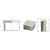 CRL Brushed Stainless Steel 1-1/2" Square Flat End Cap