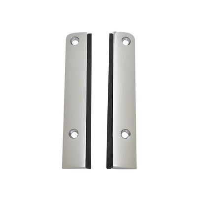 CRL DRX™ 4" Polished Stainless Steel Split Square End Cap w/ Filler