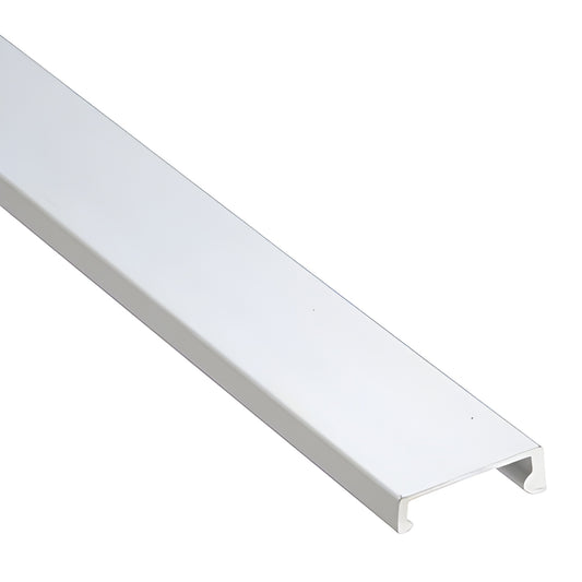 RSC150A aluminum screw cover for 150 Series continuous geared hinge, clear anodized, 120 in.