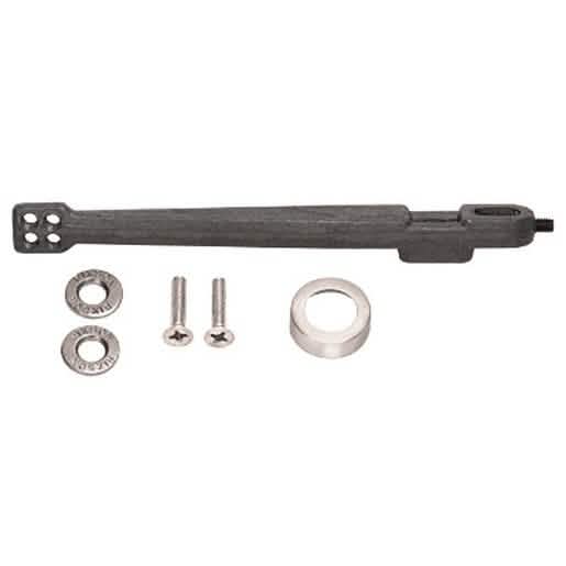 Rixson® 28 Series Polished Chrome Center-Hung Closer Arm with Alignment Hardware