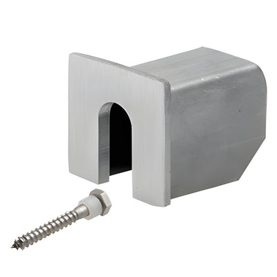 CRL 316 Brushed Stainless Replacement End Cap for LC10 Cap Rail