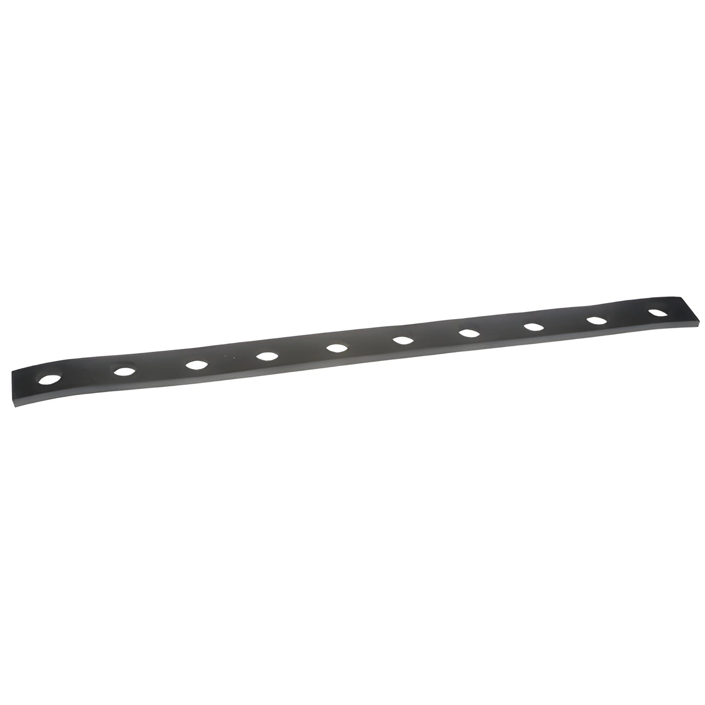 RBR09 Burco black rubber strip with nine 3in-spaced holes for S09B Redi Rack
