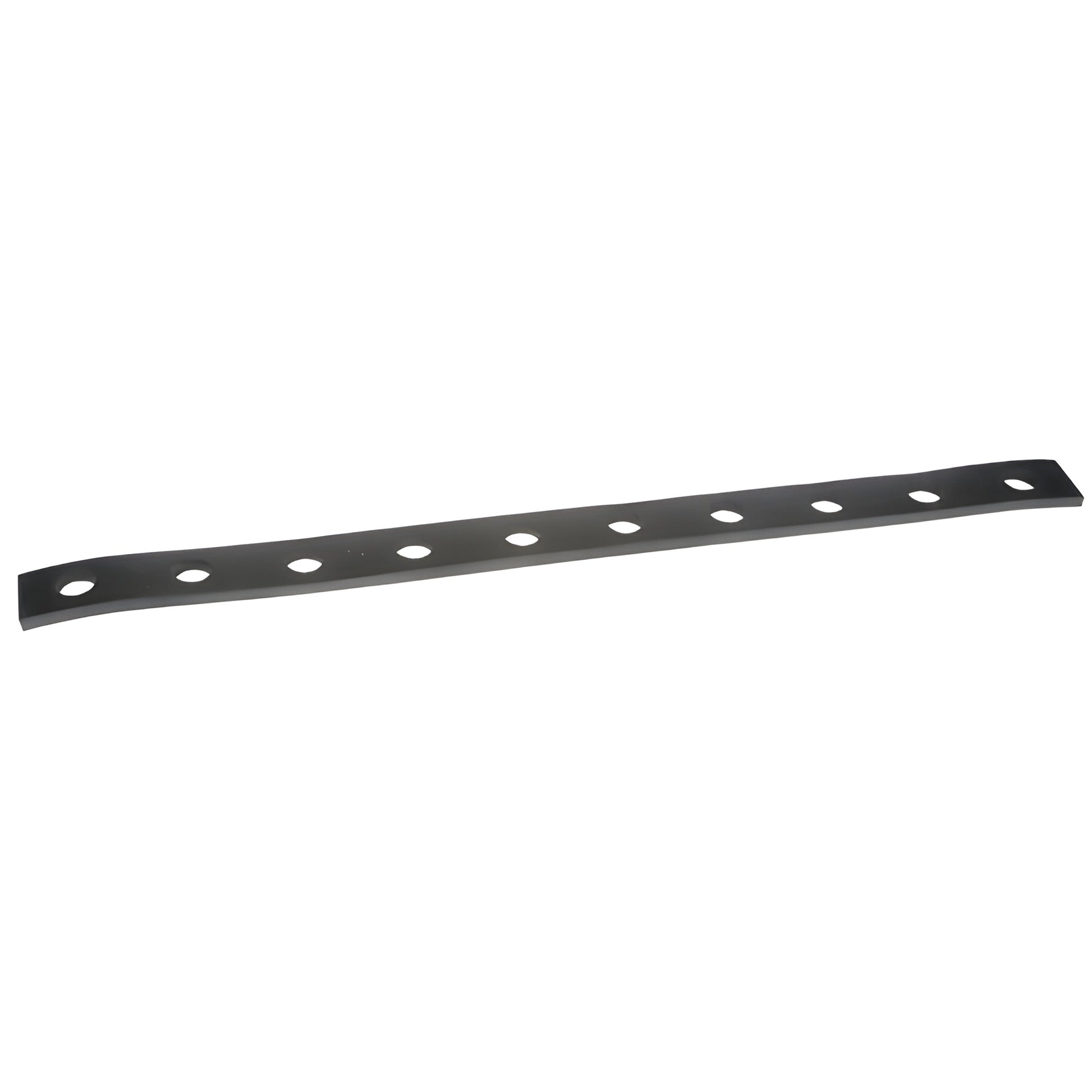 RBR09 Burco black rubber strip with nine 3in-spaced holes for S09B Redi Rack