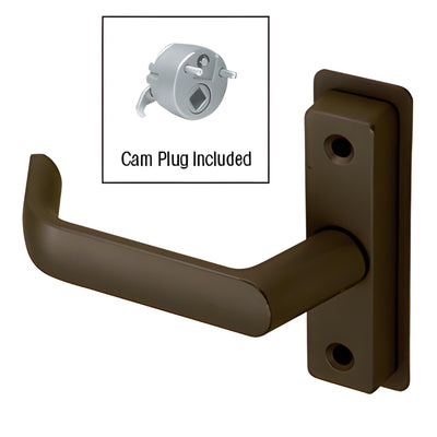 Adams Rite® Dark Bronze Left-Hand Door Lever Handle