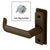 Adams Rite® Dark Bronze Left Hand Lever Handle