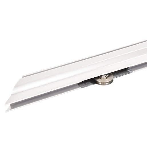 Stainless Steel Sliding Screen Door Kit in White, 49"x97", CRL NRD K.D. Kit, Image 2
