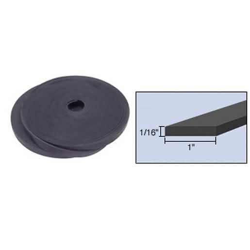 CRL 1/16" x 1" PVC Setting Block Material - Flexible, Durable, 100' Bulk Roll.