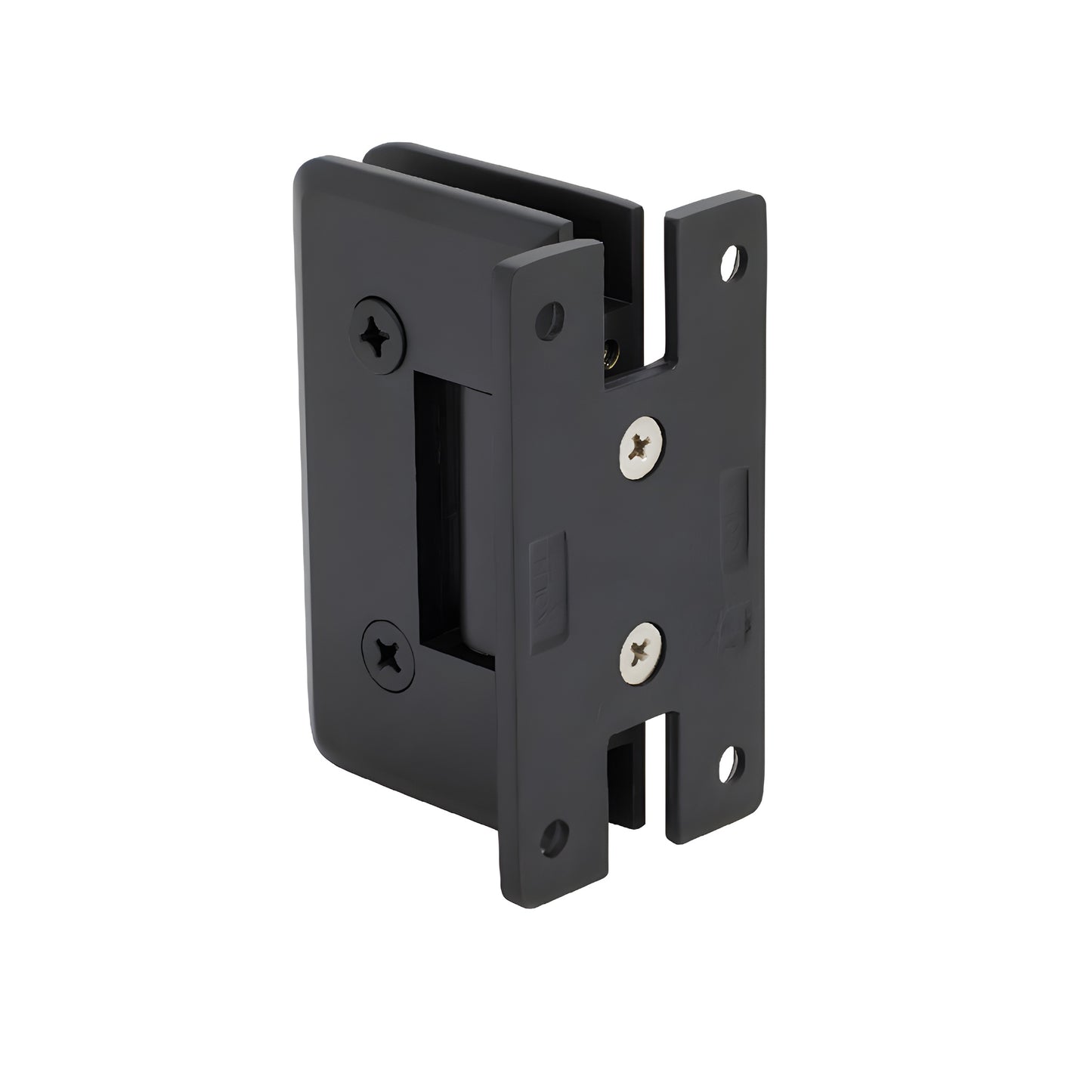 Oil rubbed bronze Positive Close Cologne shower hinge (SKU C0L0670RB), solid brass wall-mount for 10-12mm glass.