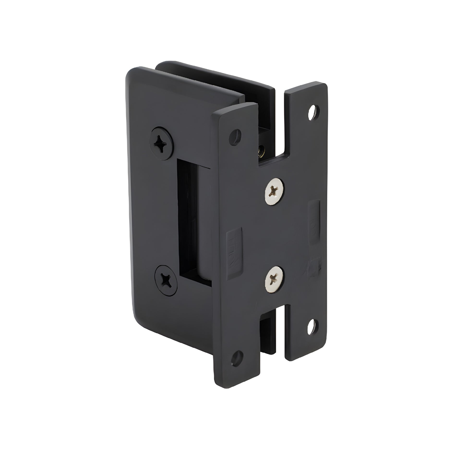 Oil rubbed bronze Positive Close Cologne shower hinge (SKU C0L0670RB), solid brass wall-mount for 10-12mm glass.