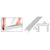 CRL 36" Metallic Silver Glass Railing Post Filler