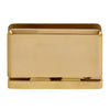 Unlacquered brass Senior Prima floor/sill pivot hinge for 1/2" (12mm) glass shower door, SKU SRPPH01ULBR
