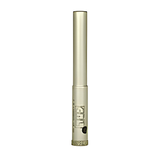 EDD38 3/8" diamond plated glass drill bit with 3/8" reduced round shank, continuous rim.