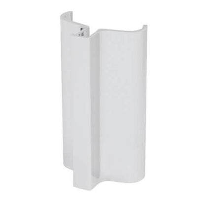 CRL Polished Chrome Slip-On Handle for 3/16" or 1/4" Frameless Pivot Door - Sleek Design