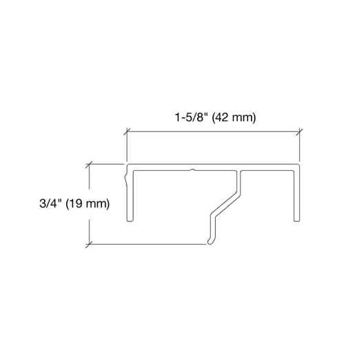 "Fallbrook Matte Black Door Frame Filler 236\" - Sleek Center Pivot Design for Modern Door