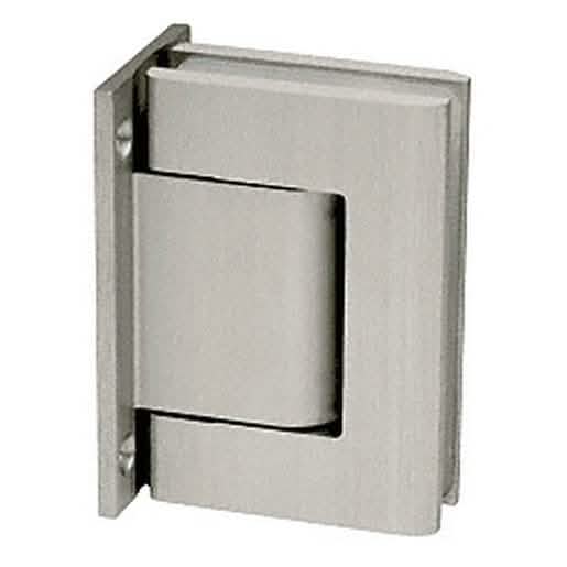 CRL Satin Anodized Vernon Oil Dynamic Wall Mount Hinge with Full Back Plate for Doors