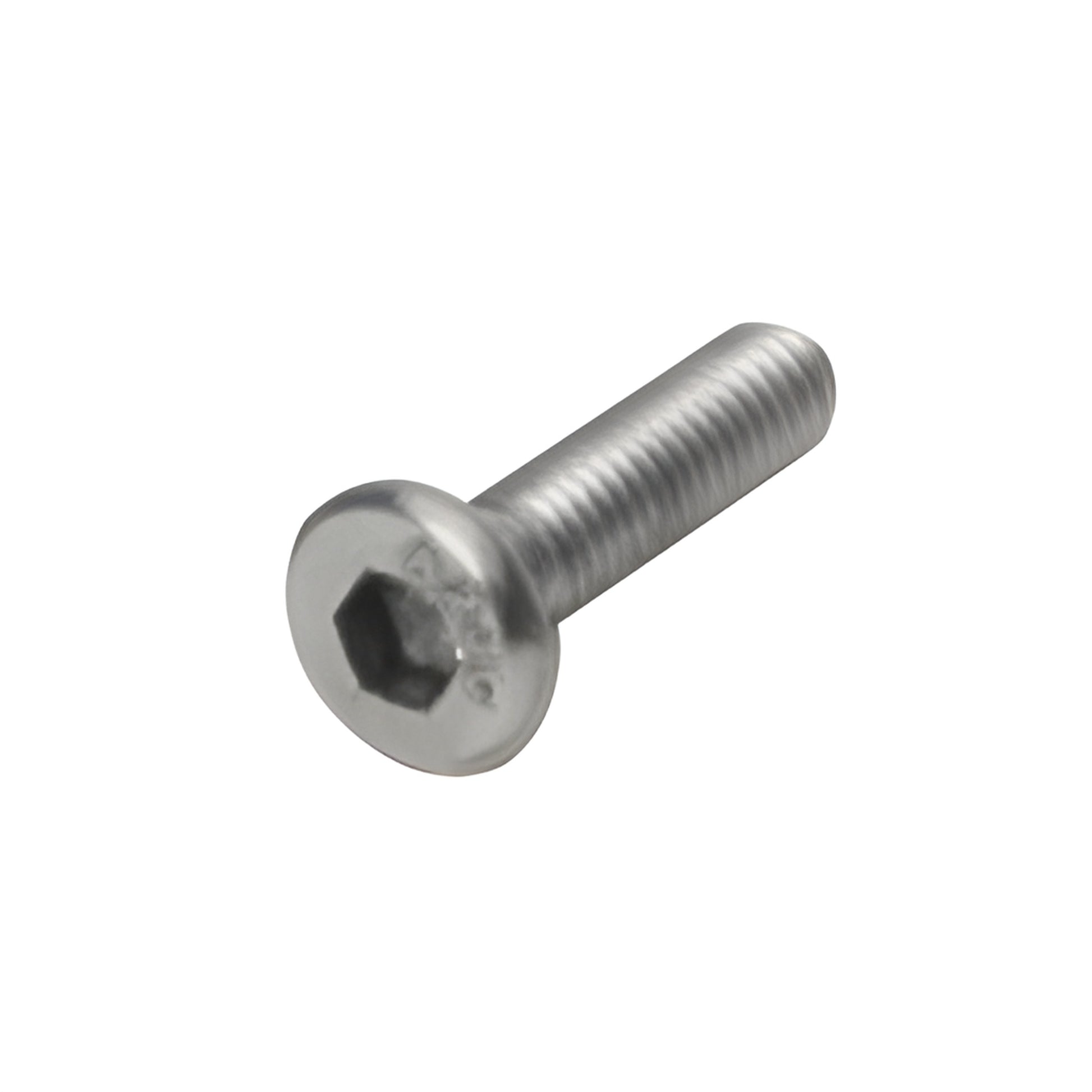 M6x25 flat head hex-socket replacement screw, stainless steel, SKU M6X25F - sold in packs of 10