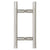CRL 6" Polished Chrome Ladder Door Pull - Back-to-Back