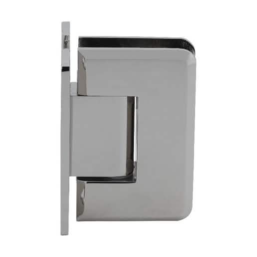 CRL Polished Nickel Pinnacle 037 Wall Mount 'H' Back Plate Hinge – Sleek, Durable Design