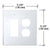 CRL Clear Acrylic Duplex Combo Mirror Plate - Replacement