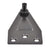 CRL Dark Bronze Parallel Arm Door Closer Mounting Bracket