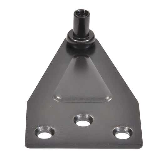 Bronze extruded-aluminum parallel arm shoe bracket for surface-mounted door closers, three-hole base - SKU DC7PABBRZ