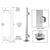 CRL 42" Polished Stainless Steel Square Glass Clamp Railing Kit