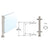 CRL PP56 20in Brushed Stainless 1in Round Counter/Partition Post