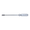 GL100 heavy-duty putty scraper, 11/16 in steel blade, 12-3/8 in length, aluminum handle, silver finish