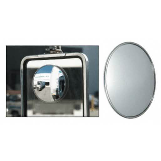 CRL 3-3/4" Stick-On Convex Mirror: Enhance Visibility, Easy Install, Auto Safety