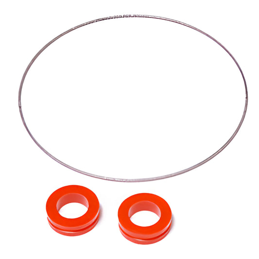 CRL DNS1 5-3/4" diamond ring blade with two orange groove grommets, SKU DNS1BL