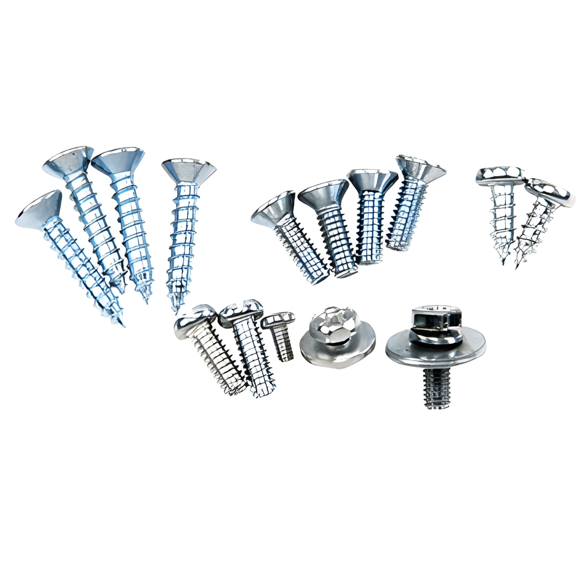 PR40SA aluminum screw pack assortment of various screws, washers and fasteners for PR40 Series surface door closers
