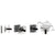 CRL Brushed Stainless Steel 1-1/4 in Square Standoff Cap for Glass