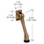 CRL Bronze 4.5 in Heavy-Duty Door Stop & Holder - Door-Mounted