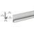 CRL Brite Anodized Aluminum J-Channel for 1/8" Glass