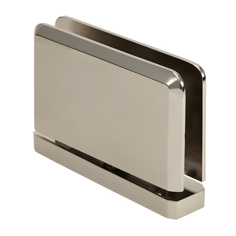 PPH01PN polished nickel brass Prima pivot hinge for 8-10mm tempered glass shower door