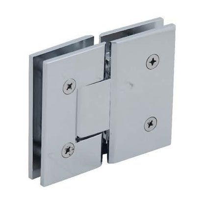 CRL Polished Chrome Vienna 580 Glass-to-Glass Hinge with 5° Pin - Sleek and Durable Design