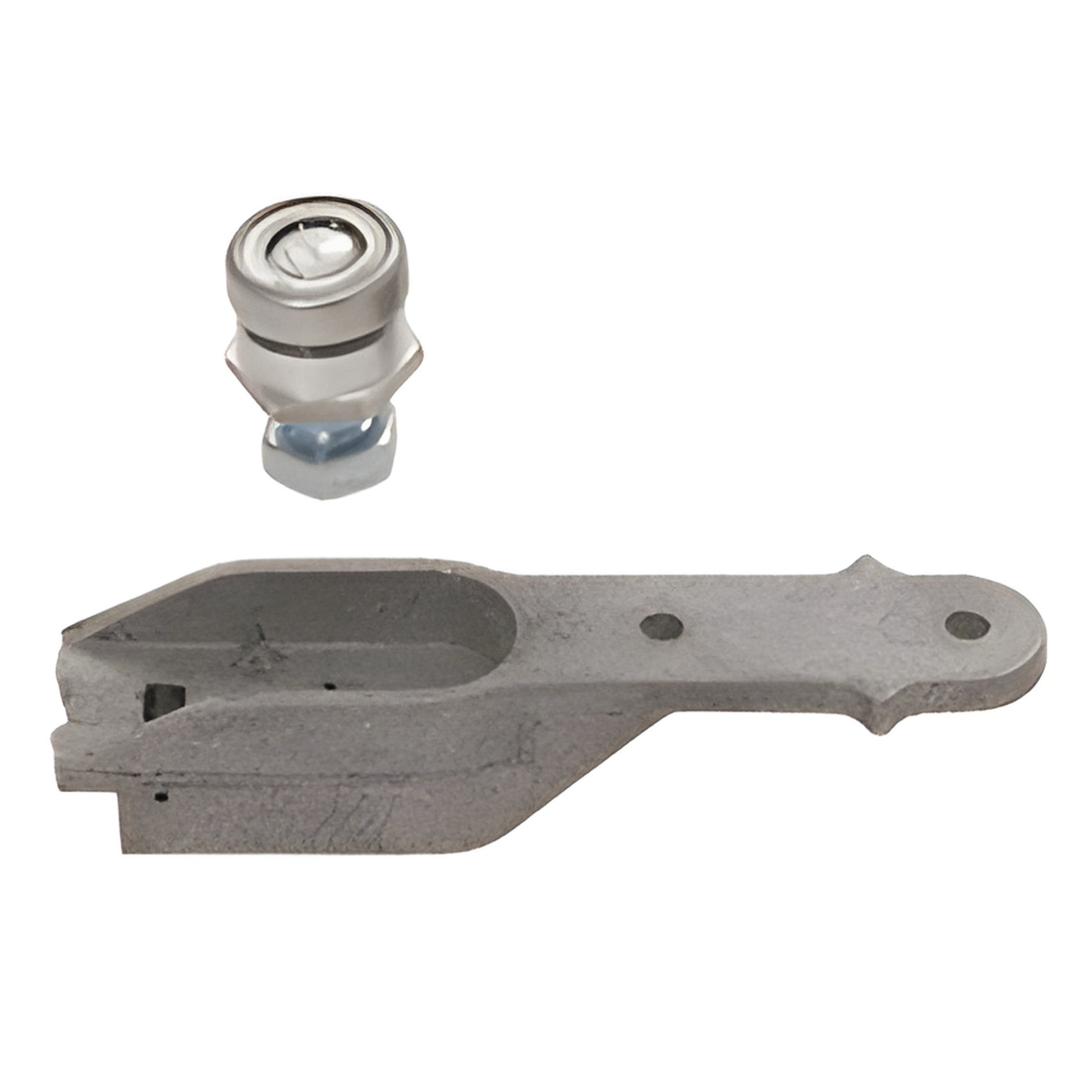 Jackson threshold floor pivot shoe and ball-bearing pivot assembly for doors, metal (SKU 201410)