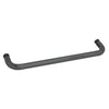 CRL Matte Black Deluxe 180 Degree Cambridge Series Two Door Bypass Sliding Shower Door System