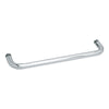 CRL Polished Stainless Steel Deluxe 180 Degree Cambridge Series Two Door Bypass Sliding Shower Door System
