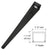 CRL 72" Matte Black Narrow Header for Double Doors