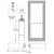 CRL-U.S. Aluminum Series 550 Clear Anodized Wide-Stile Geared Hinge